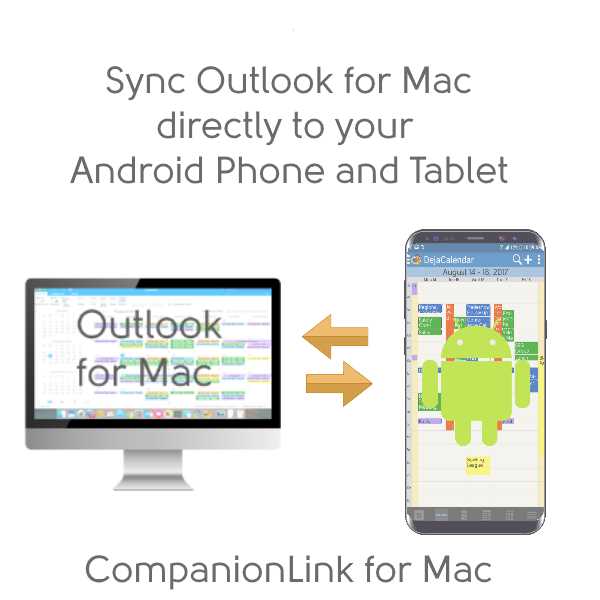 Sync Outlook for Mac with Android Phones and Tablets