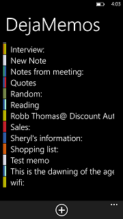 Memos - WP8