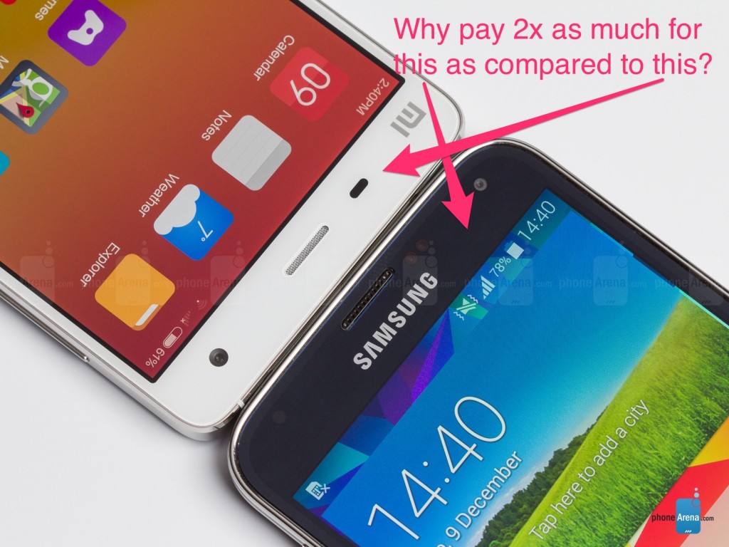 Why pay 2x as much for a Galaxy device compared to other Android devices that offer the same features?