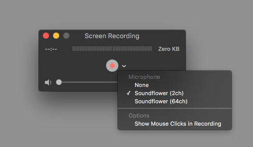 macos - How to record both screen and sound with Quicktime on El Capitan? -  Ask Different
