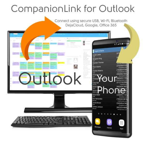DejaOffice Mobile pour Outlook