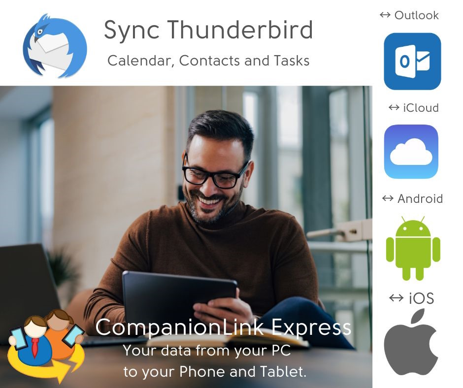 Sync Thunderbird Calendar, Contacts and Tasks